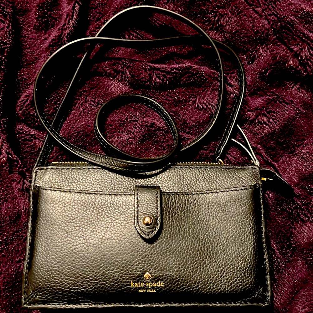 Black adjustable strap Kaye Spade